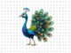 Desenho de Pavão para colorir