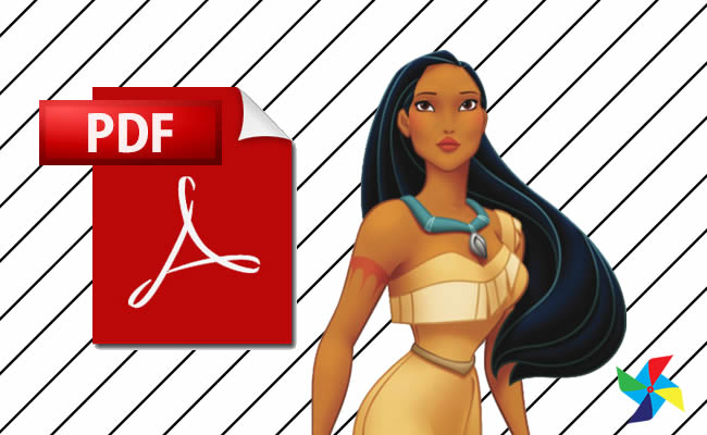 Desenhos de Pocahontas em PDF