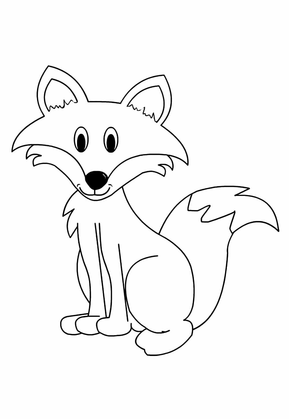 Desenho de animal para colorir