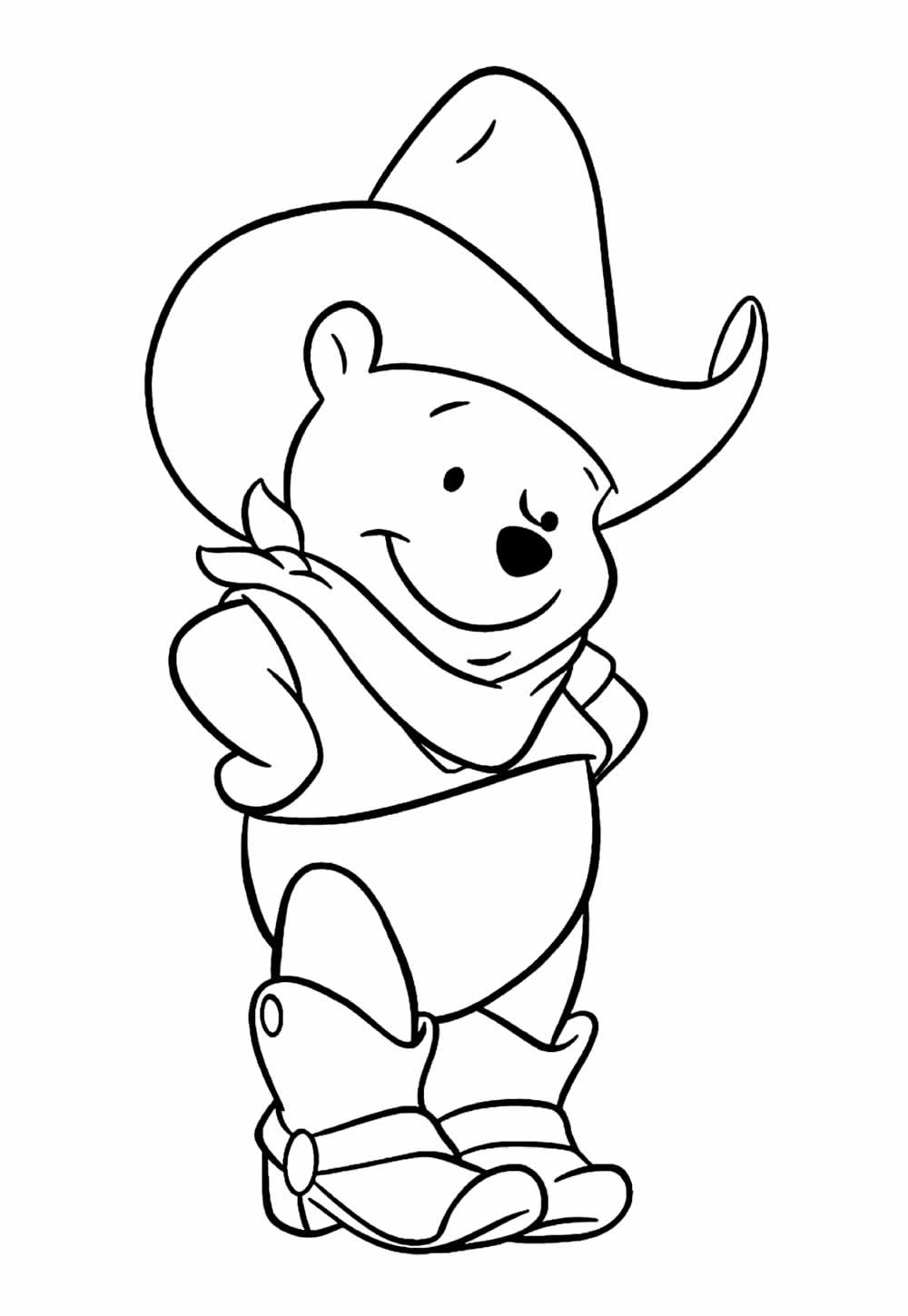 Desenho de Ursinho Pooh