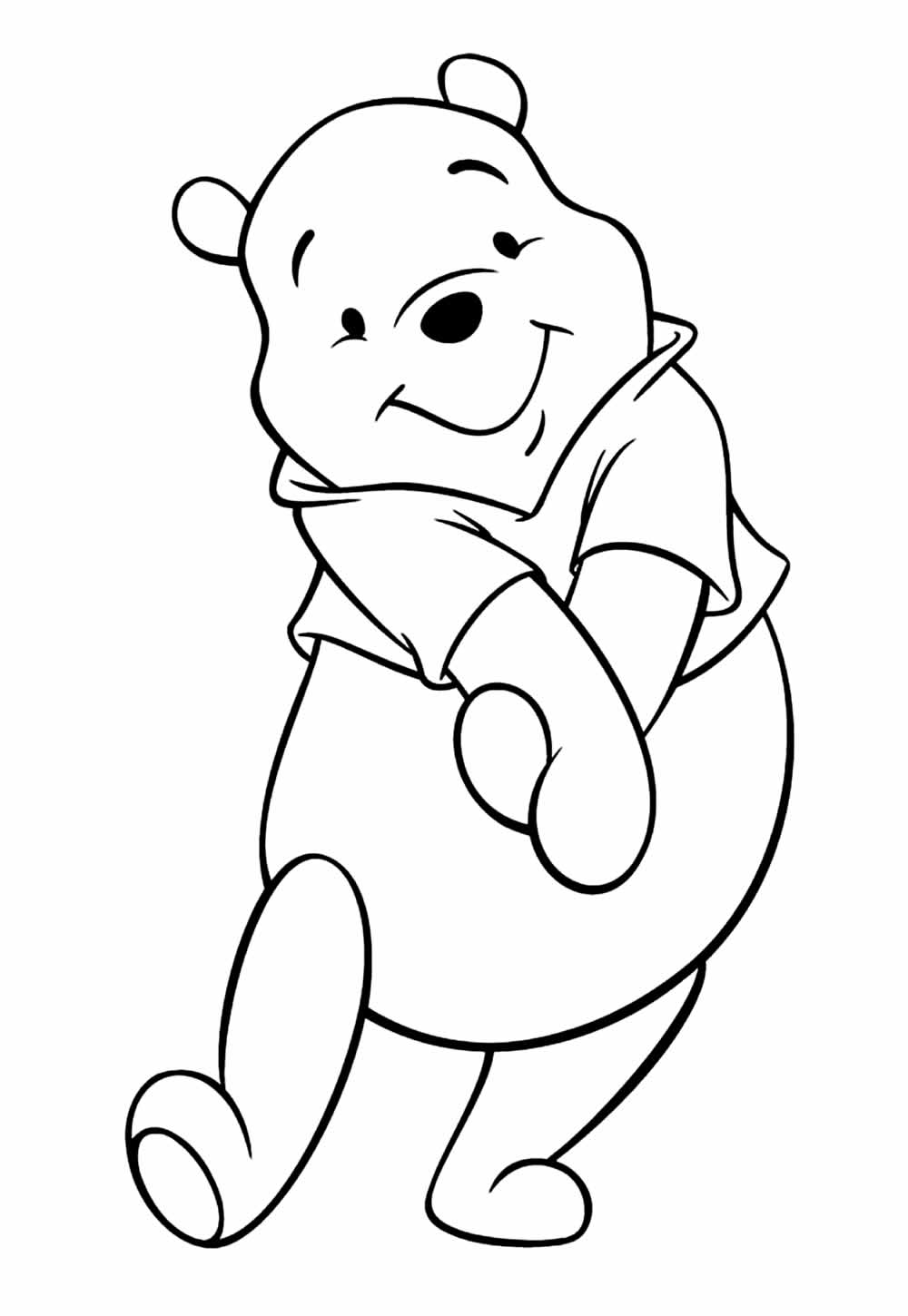Desenho Ursinho Pooh Pintar