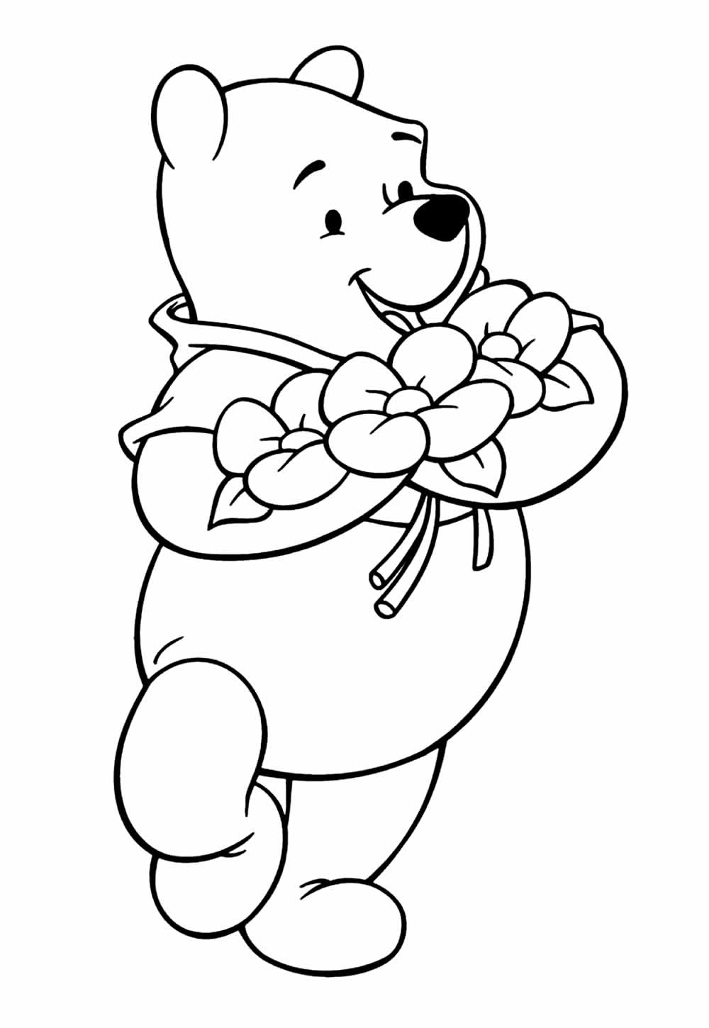 Desenho para colorir - Ursinho Pooh