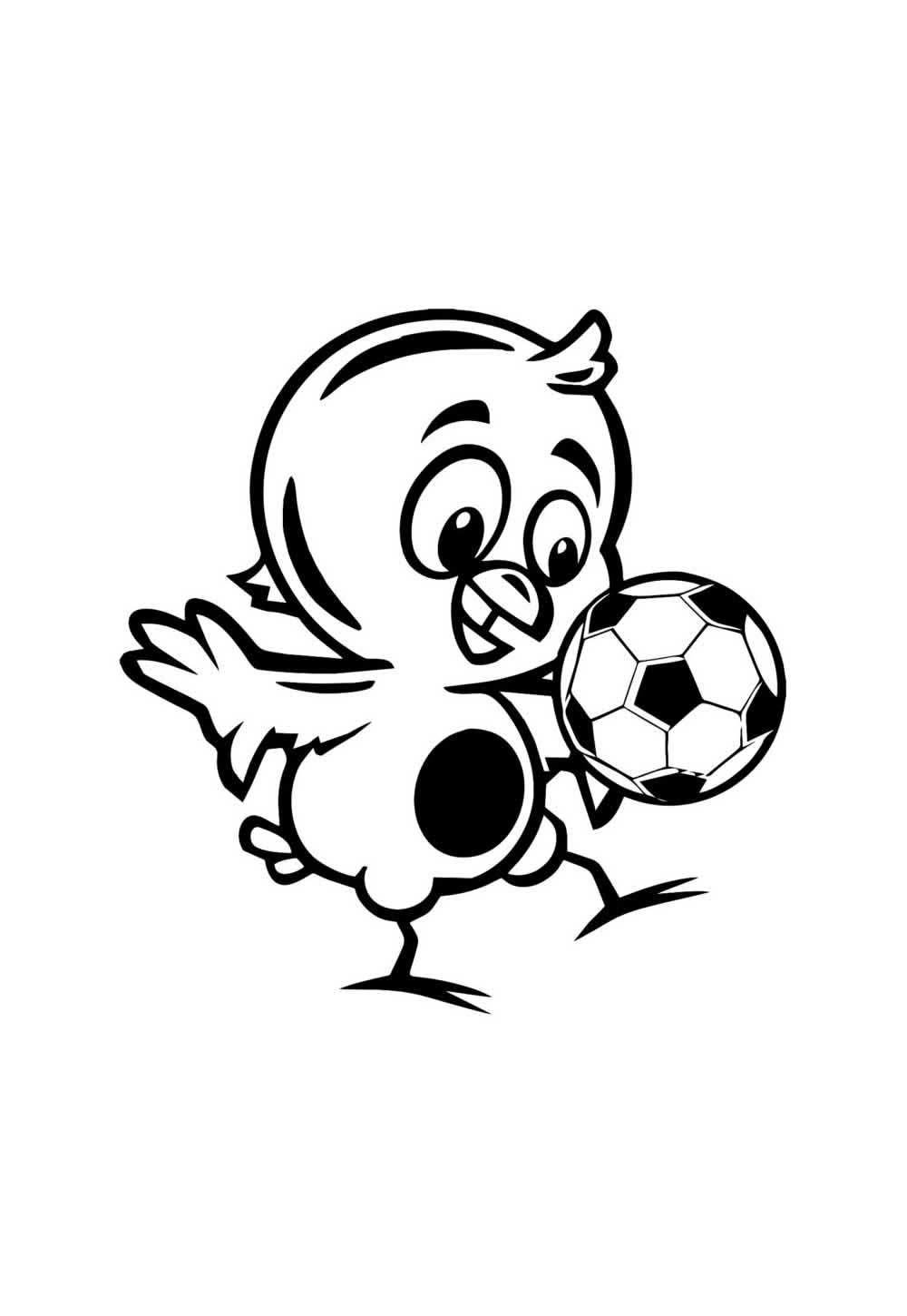 Desenho de Pintinho Amarelinho para colorir