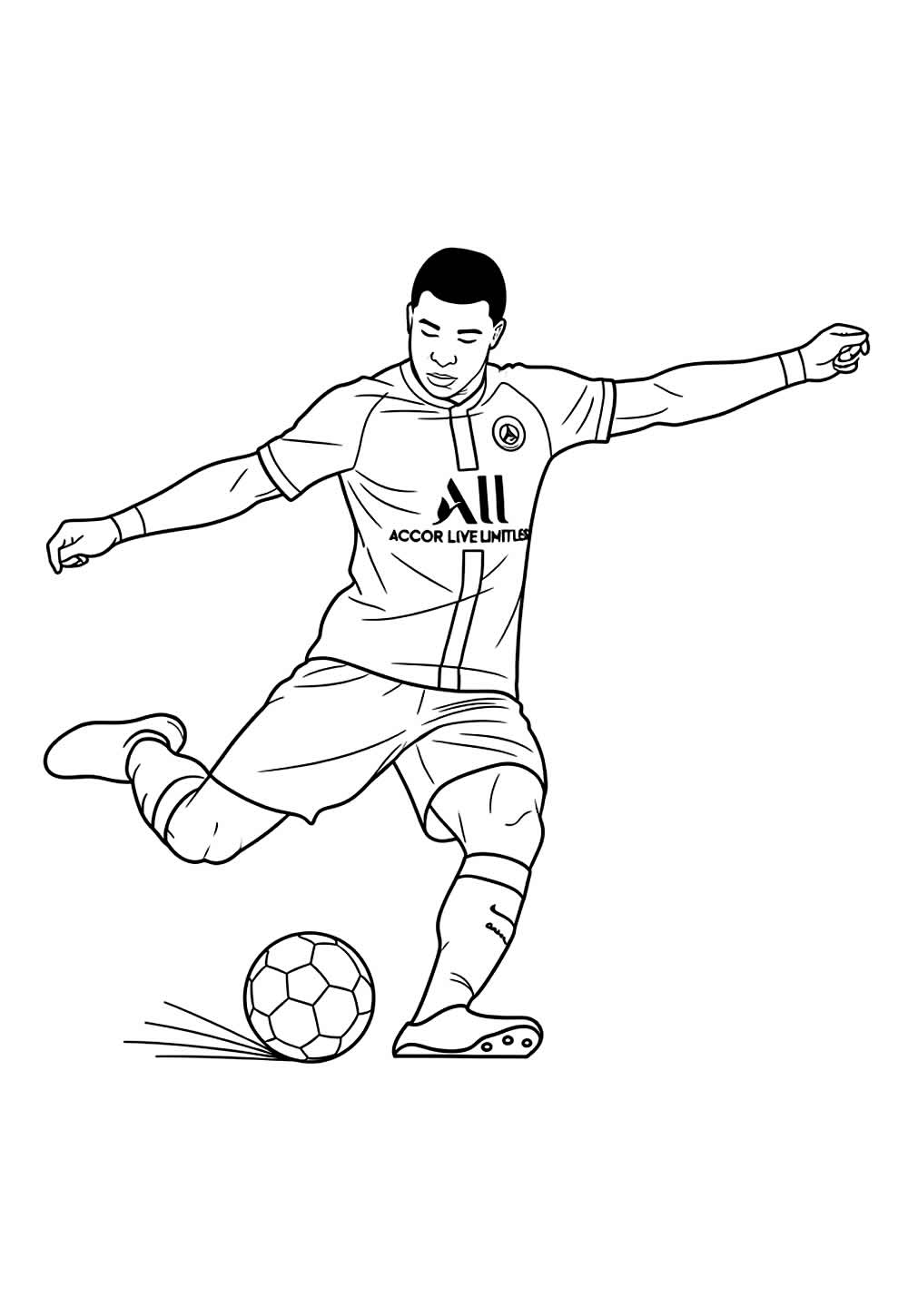 Desenho de Paris Saint-Germain para pintar