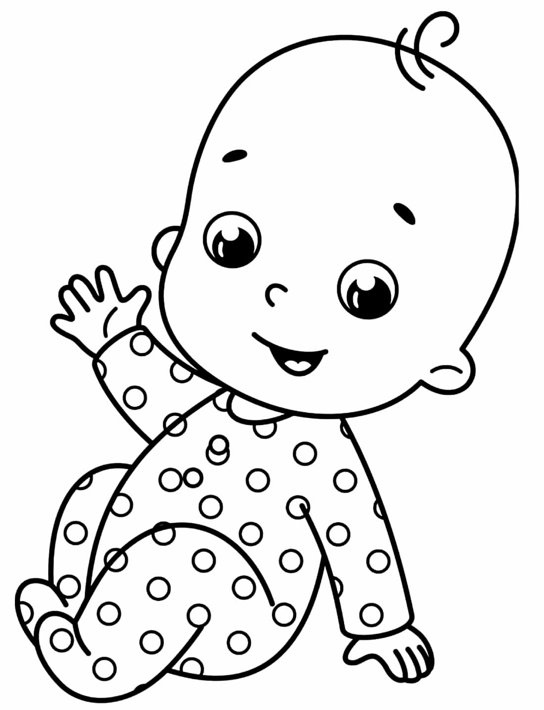 Ilustração De Desenhos Animados De Bebê Fofo PNG , Clipart De Bebê