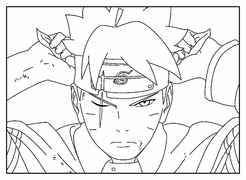 Desenhos do Boruto para baixar, imprimir e colorir - Naruto Hokage