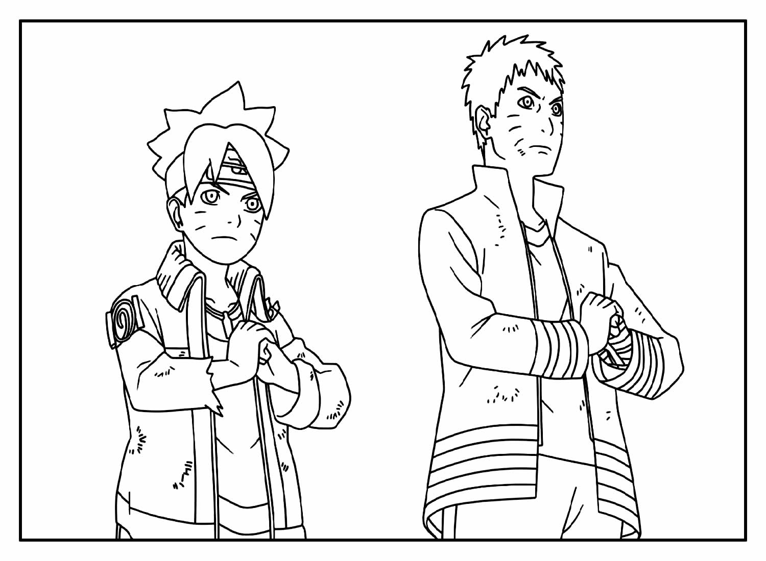 Desenhos Do Boruto Para Colorir Bora Colorir