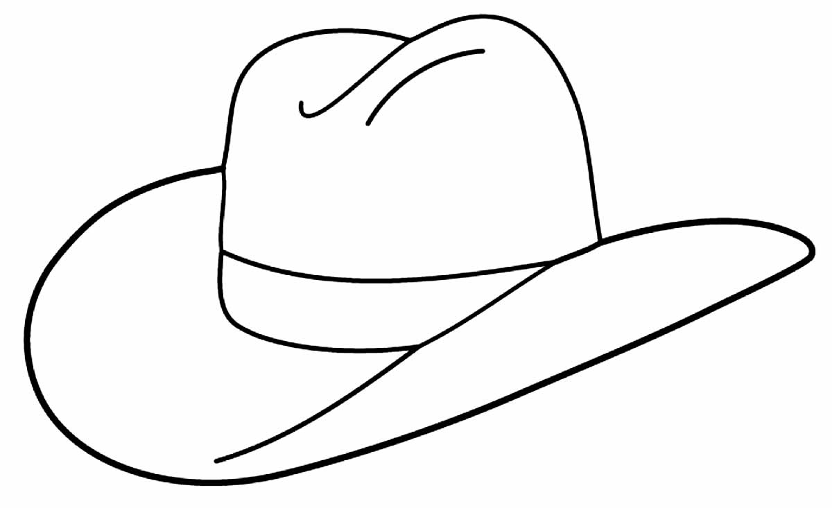 Desenhos de Chapéu para colorir - Bora Colorir