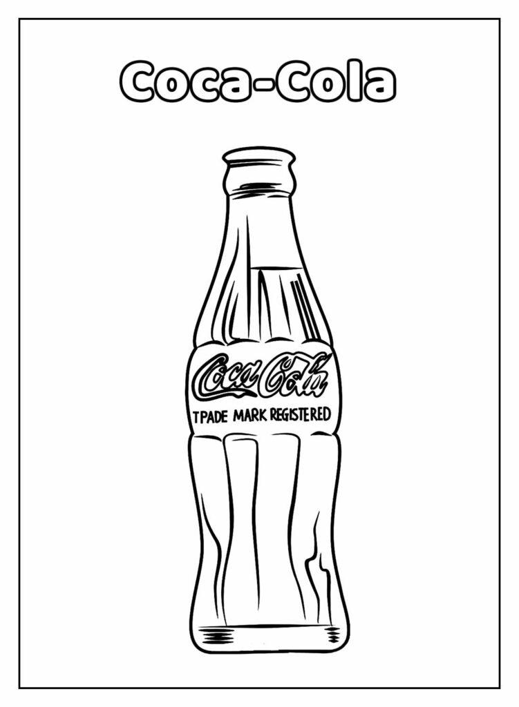Desenho com Nome de Coca-Cola