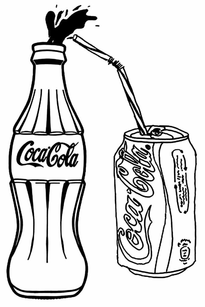 Desenho de Coca-Cola