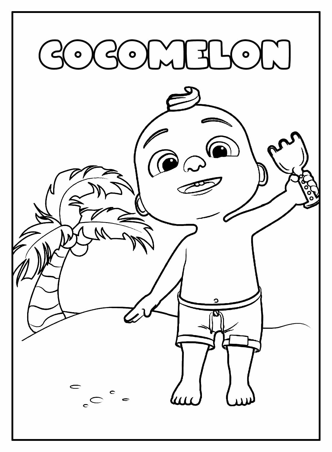 Desenhos do Cocomelon para colorir - Bora Colorir