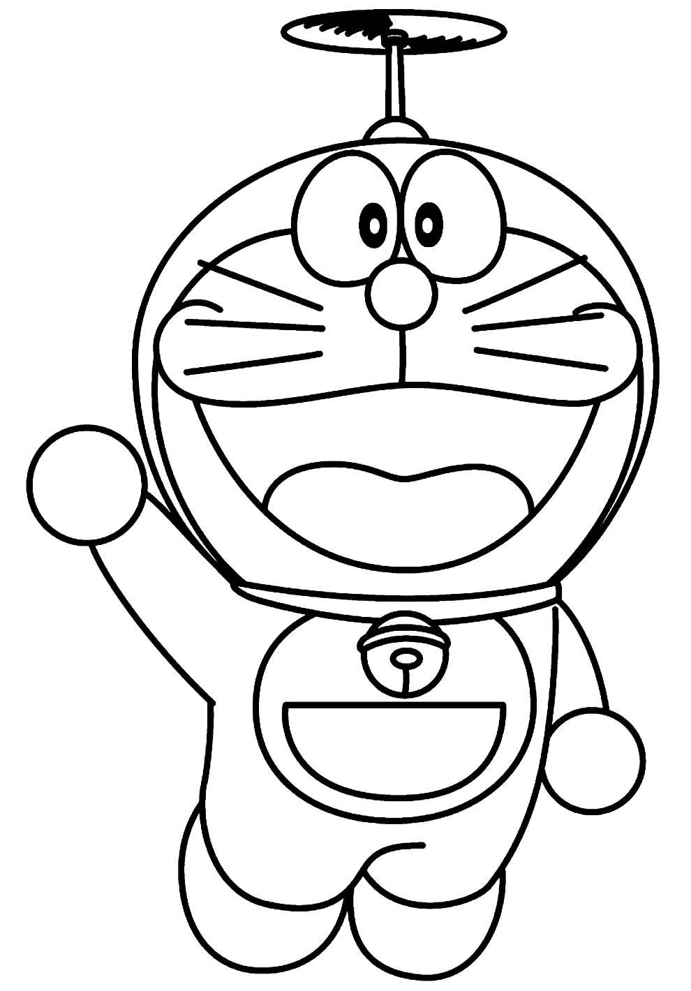 Desenhos do Doraemon para colorir - Bora Colorir