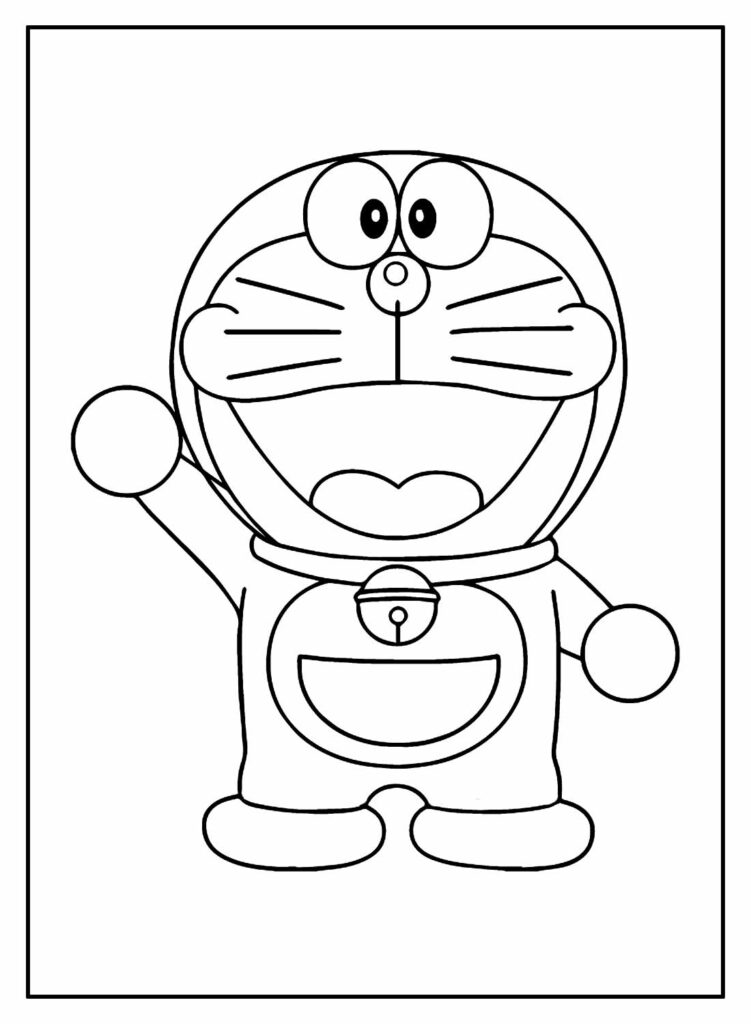 Desenhos do Doraemon para colorir