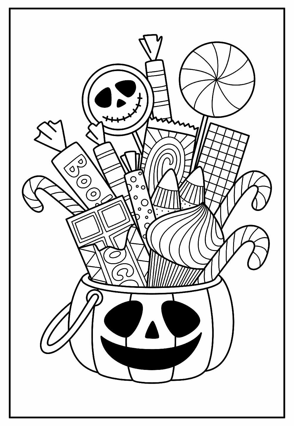 Halloween para colorir 63 –  – Desenhos para Colorir