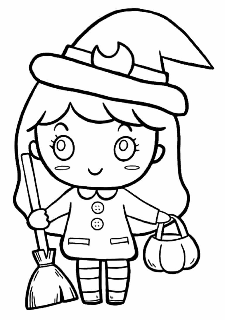 Desenhos para Colorir de Halloween para Crianças