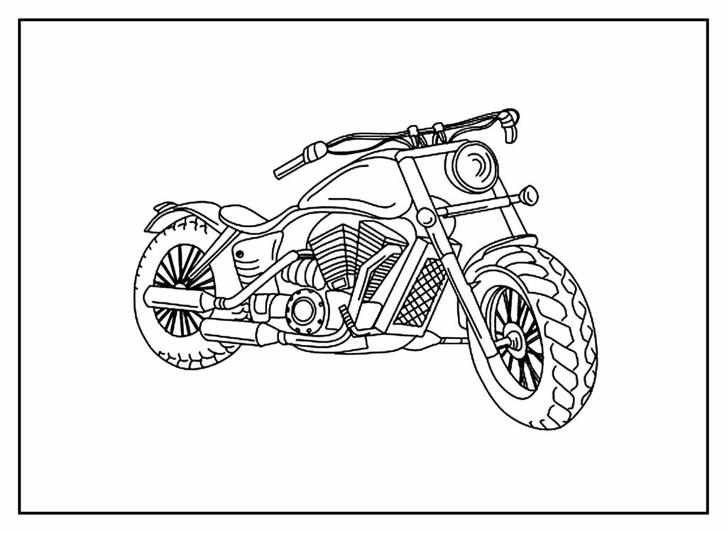 Pintar desenho de Harley-Davidson