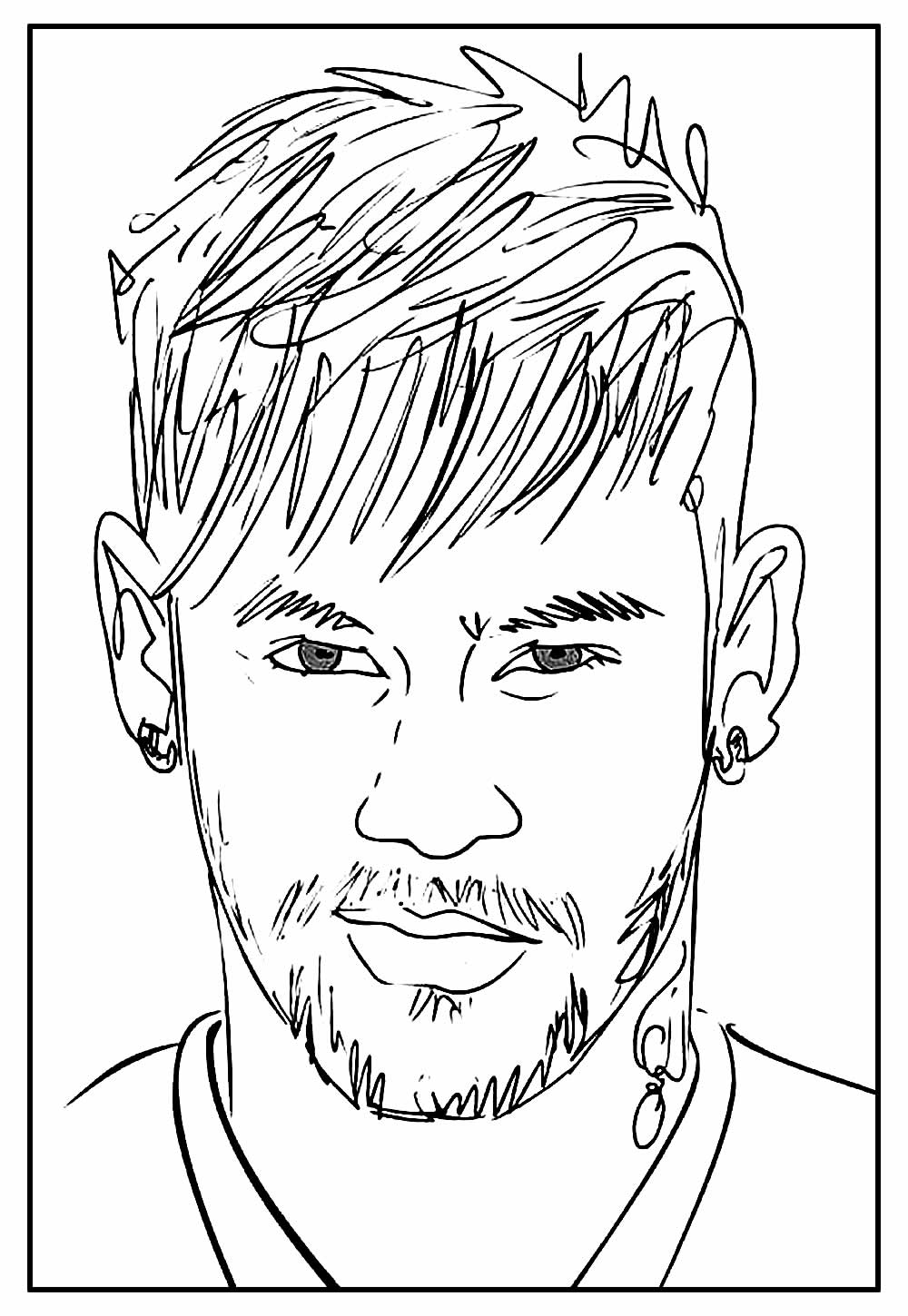 desenho do ney para desenhar no caderno