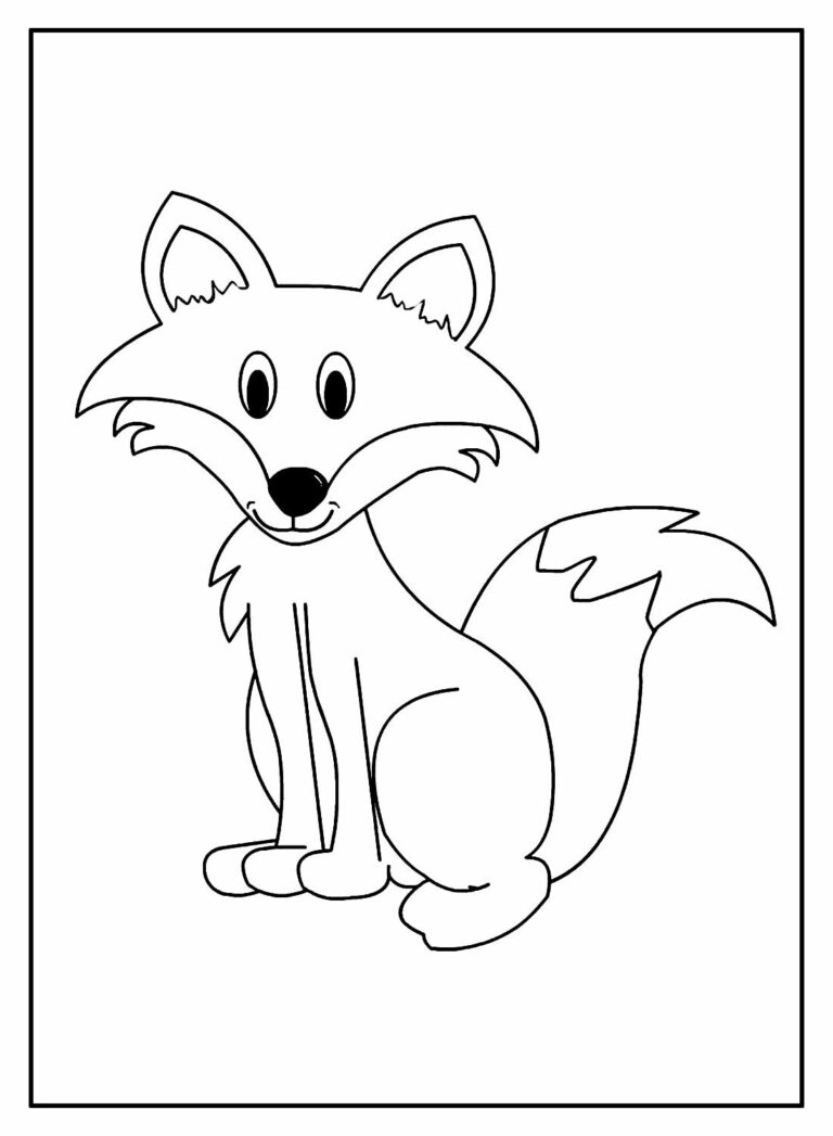 Desenhos de Raposa para colorir - Bora Colorir