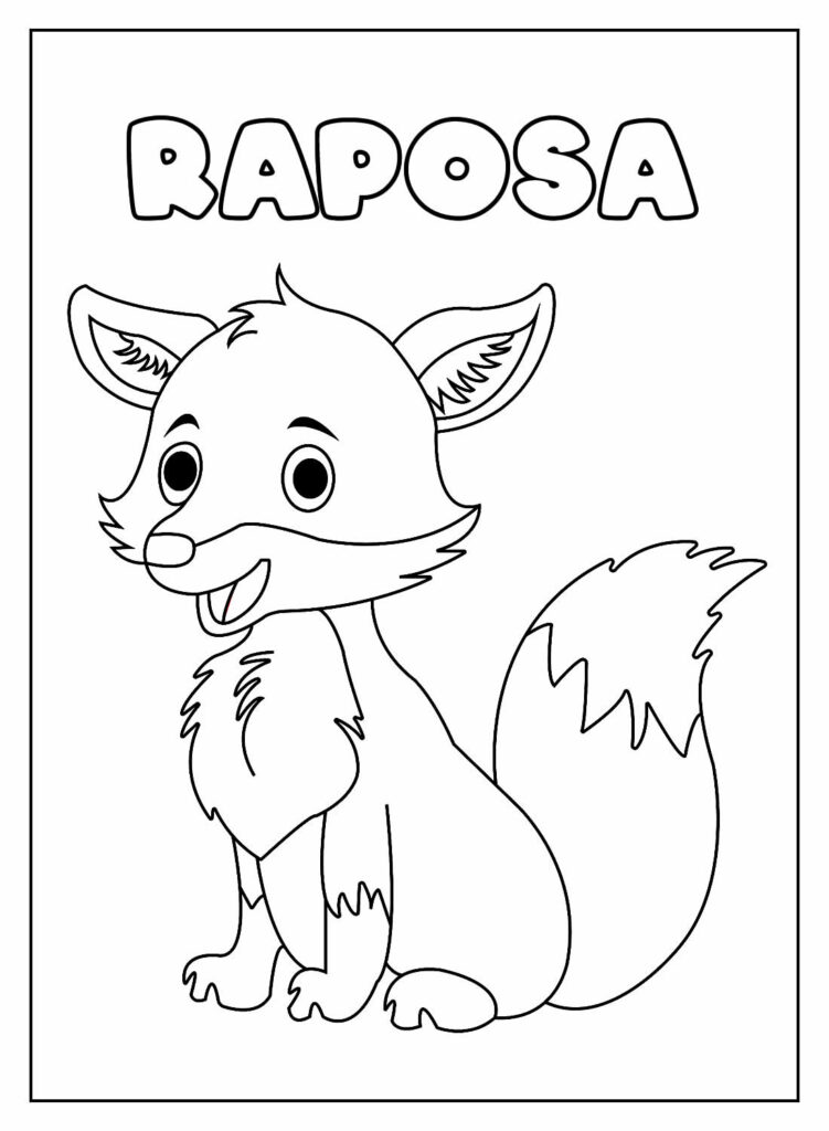 Desenhos de Raposas para Colorir - Colorir.com