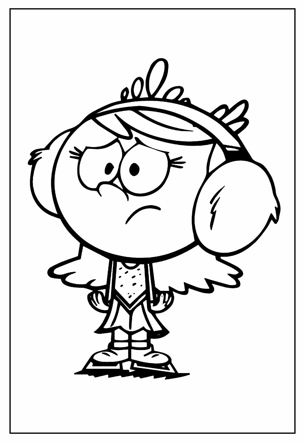 Colorir desenho de The Loud House