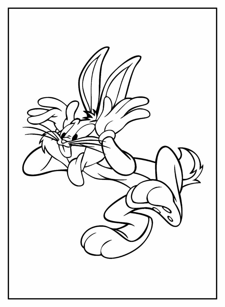 Desenho Pernalonga Colorir