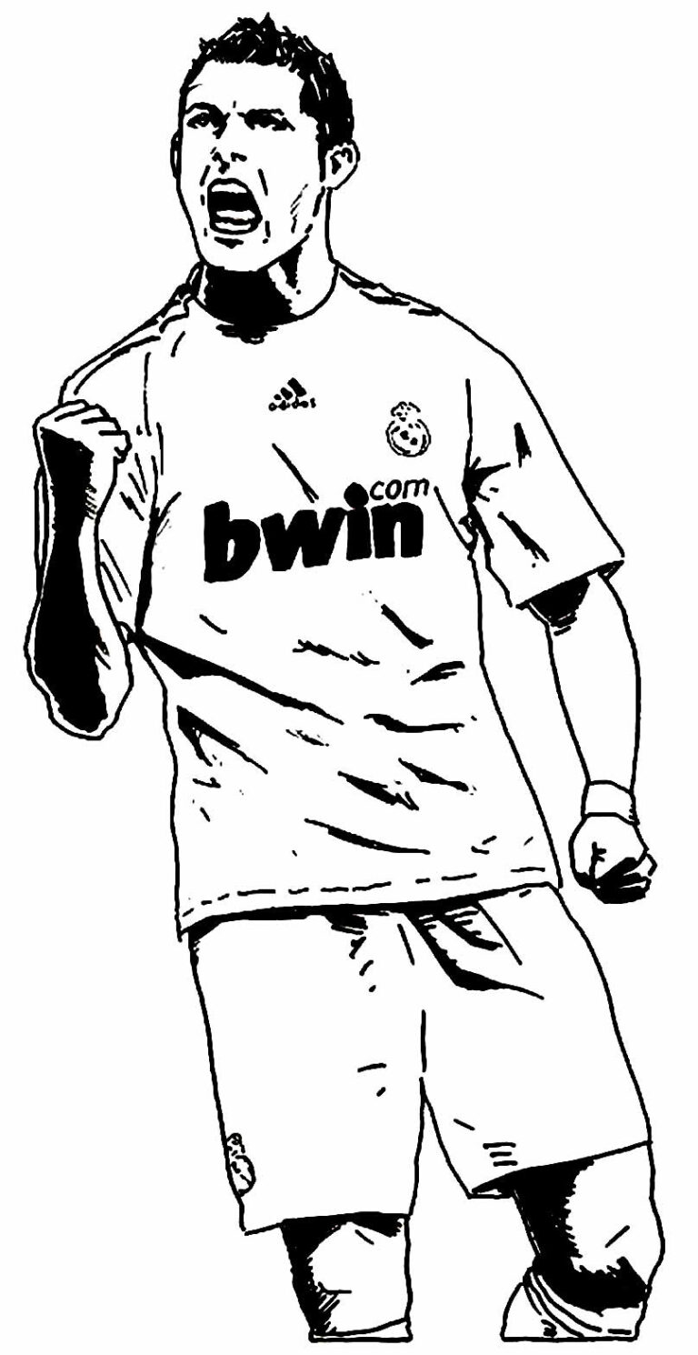 Desenhos Do Real Madrid Para Colorir Bora Colorir