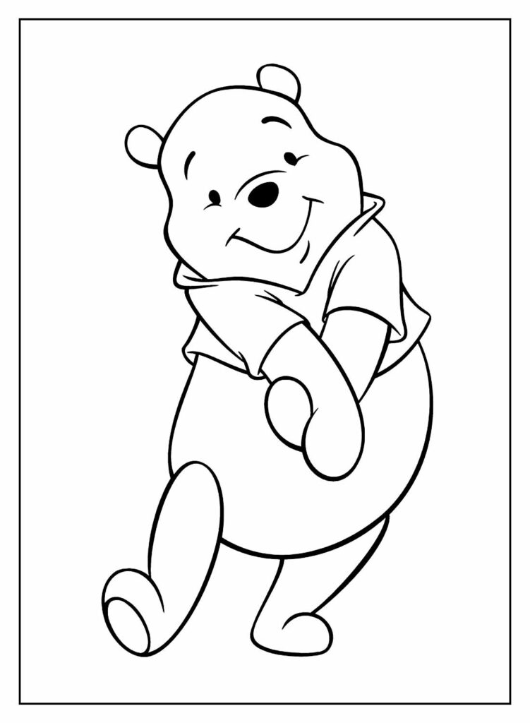 Desenho Ursinho Pooh Colorir