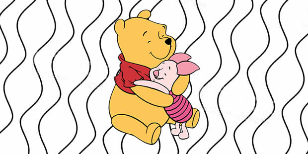 Ursinho Pooh para imprimir e colorir
