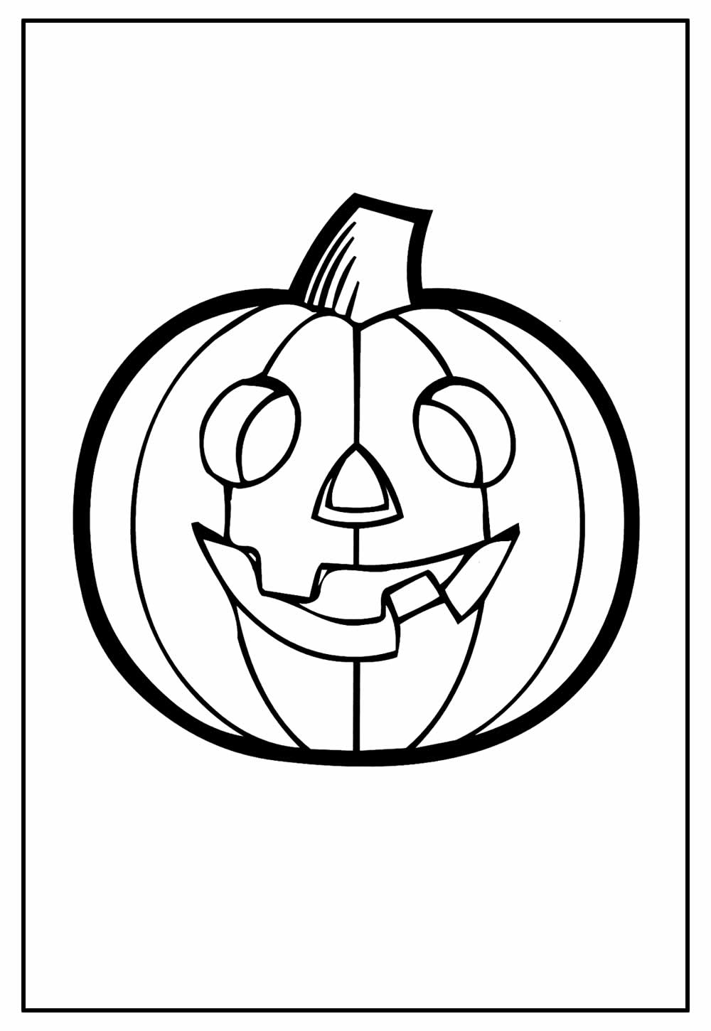 Desenhos de Abóbora de Halloween para colorir - Bora Colorir