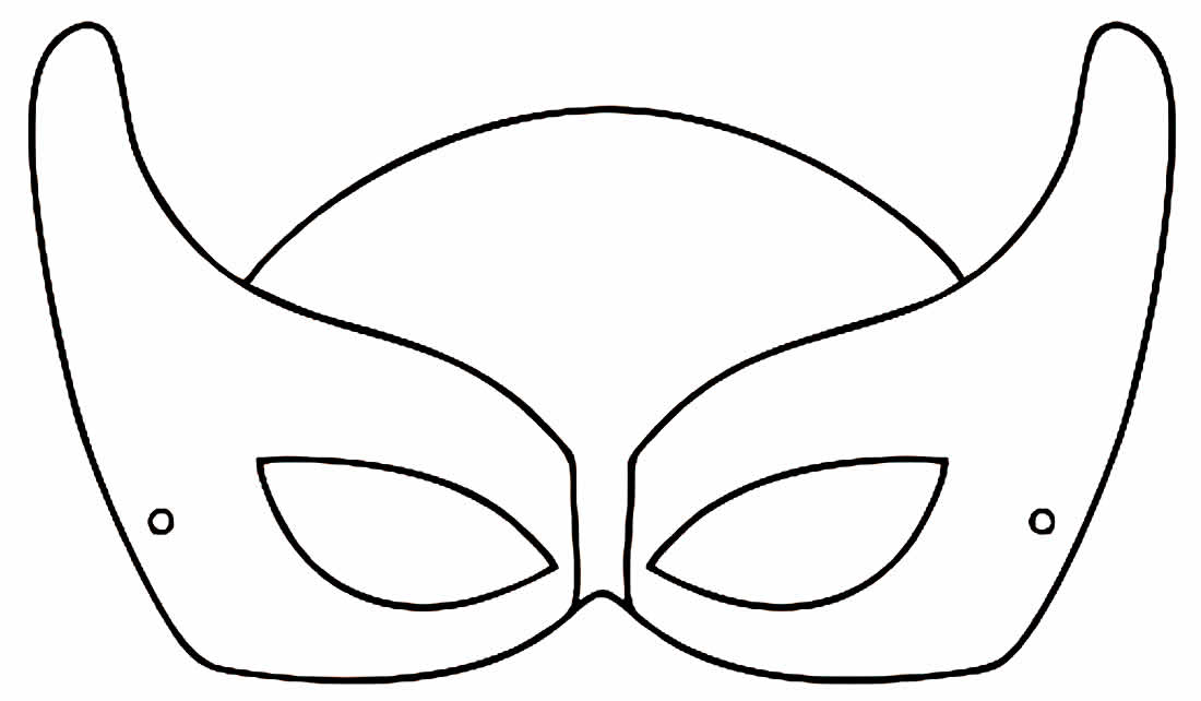 Máscaras de Super-heróis para imprimir e colorir - Bora Colorir