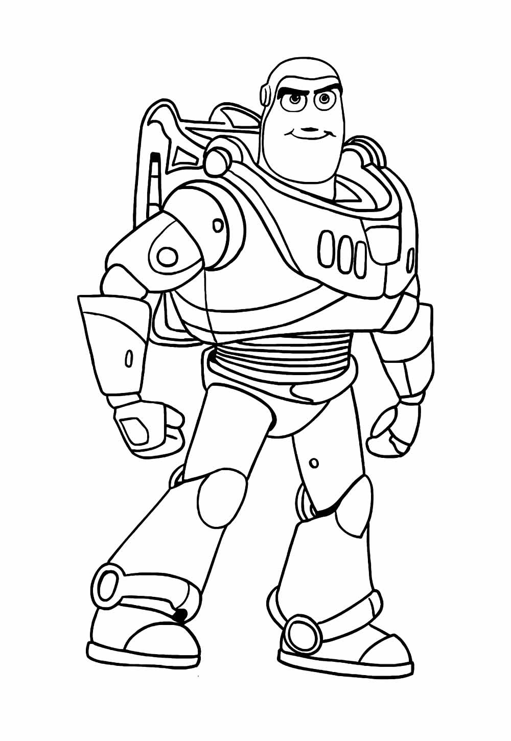 Desenho de Buzz Lightyear