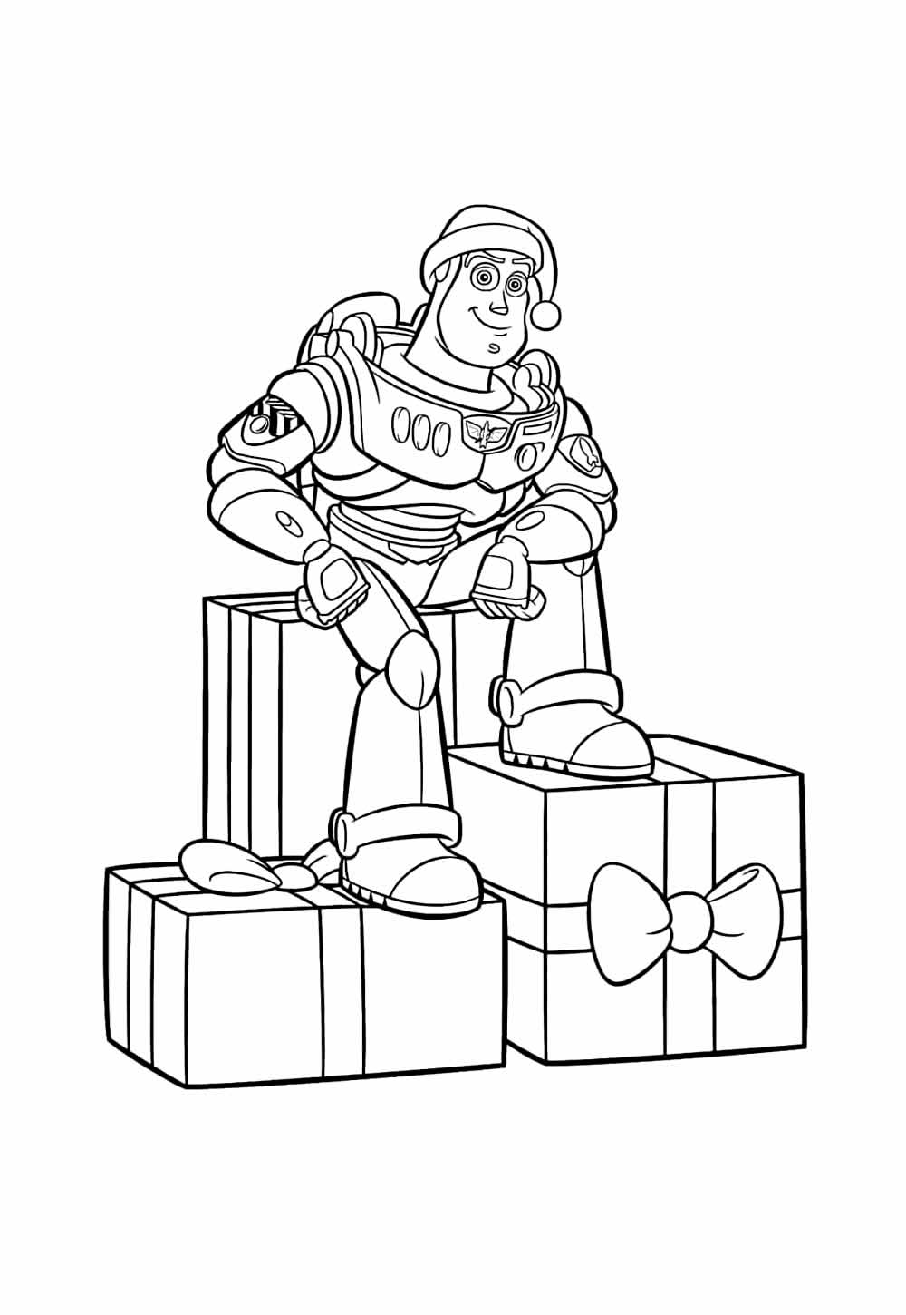 Desenho de Buzz Lightyear para colorir