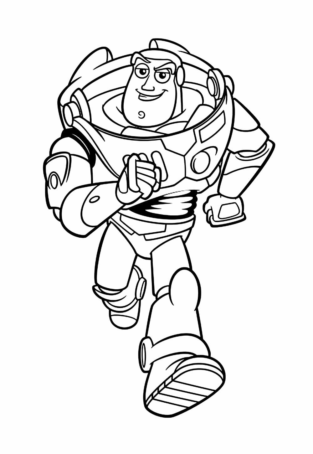 Desenho de Buzz Lightyear para imprimir