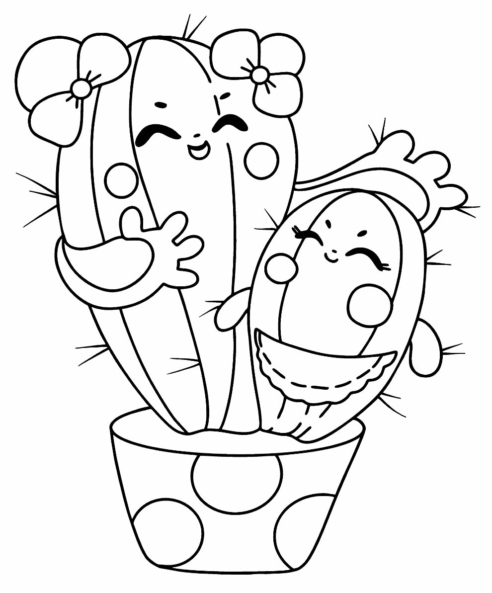 Cacto Desenho Para Colorir - Ultra Coloring Pages