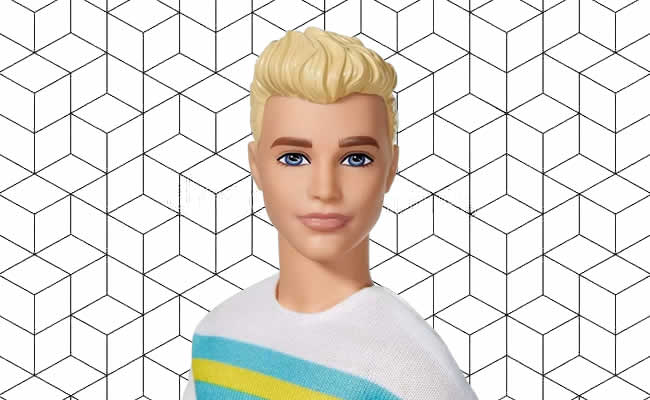 Desenho de Ken da Barbie para pintar