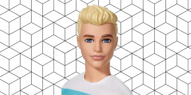 Desenho de Ken da Barbie para imprimir