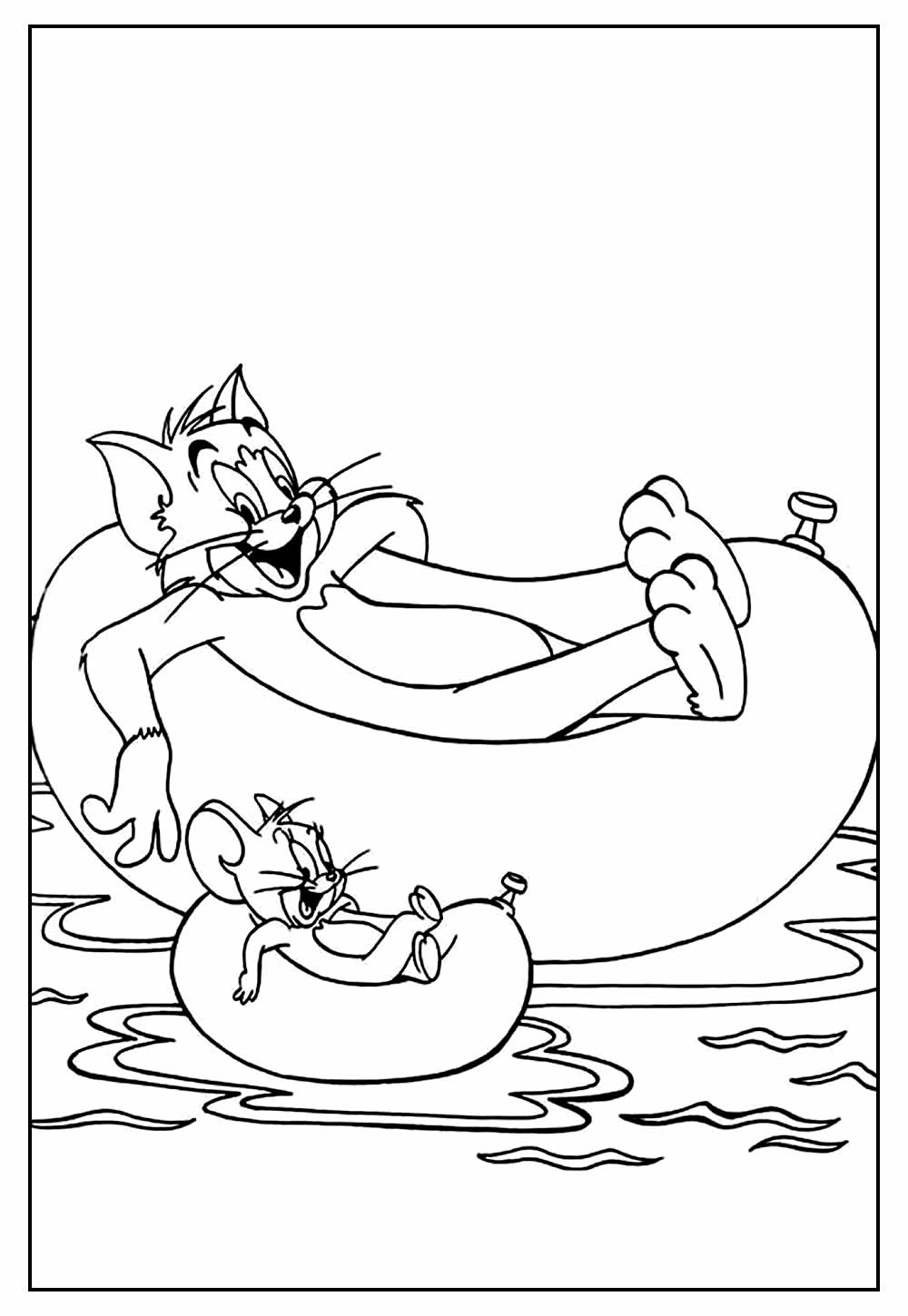 Desenhos para colorir de Tom e Jerry