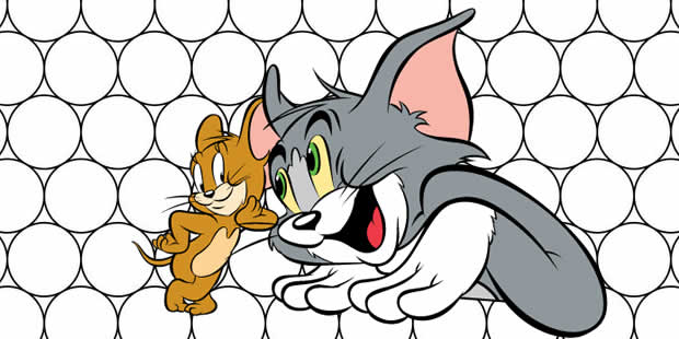 Desenhos de Tom e Jerry para colorir