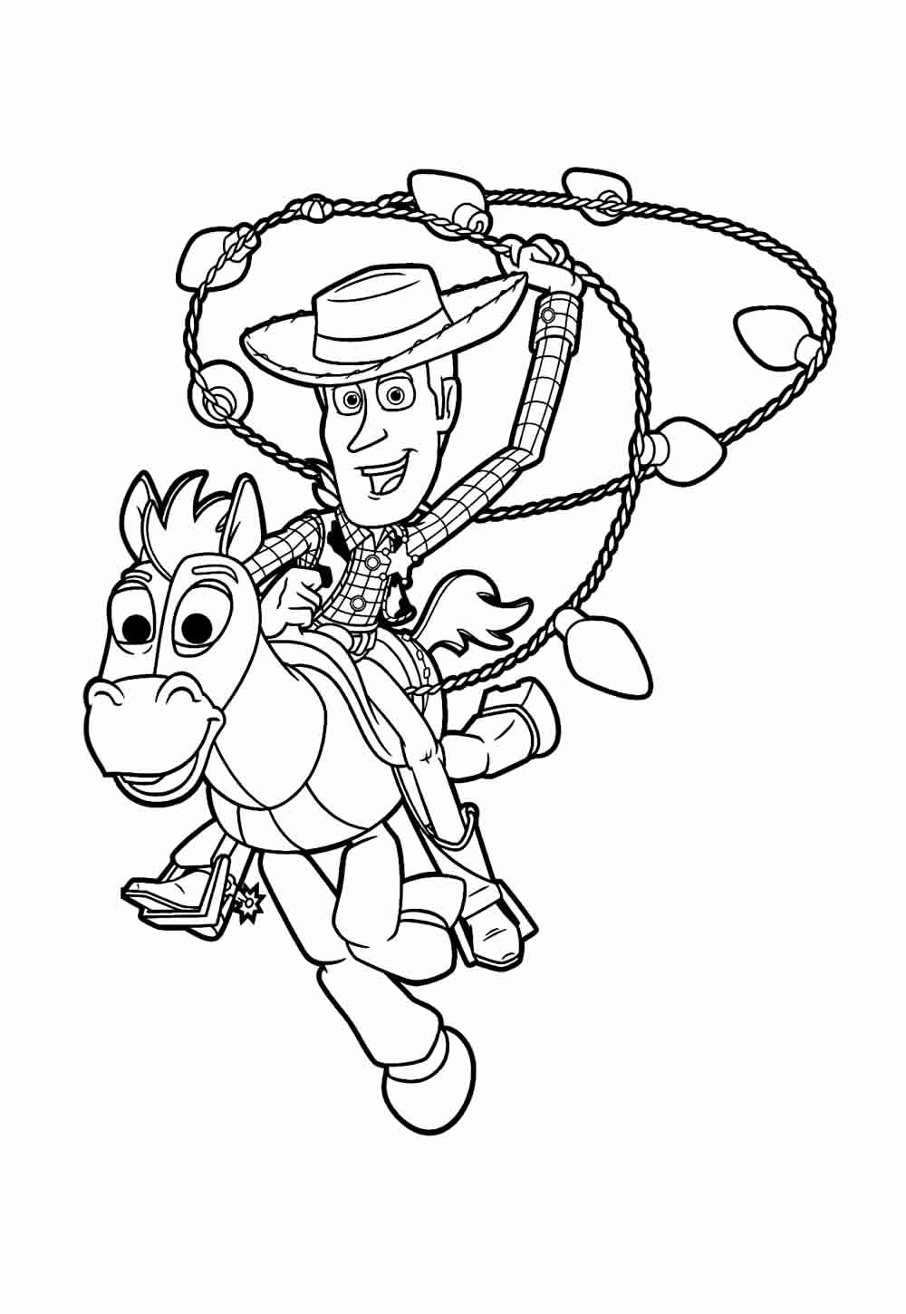 Desenhos Toy Story Colorir - Woody