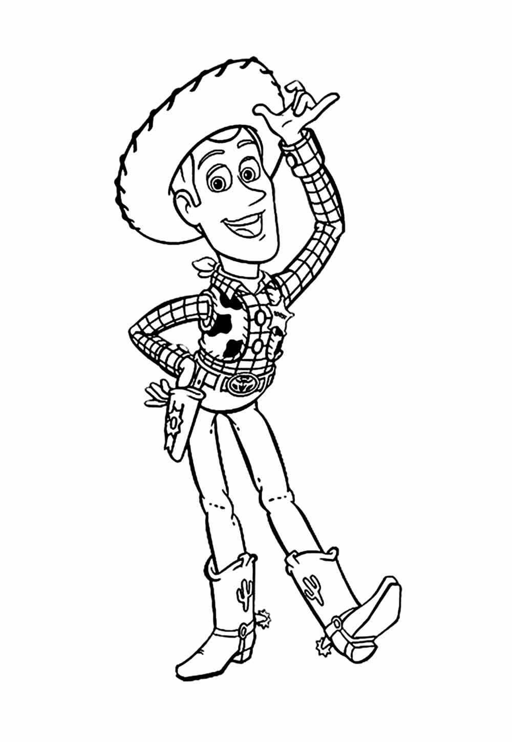 Desenho de Toy Story para colorir