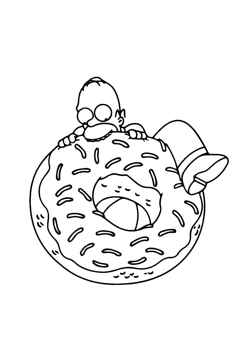 Desenho Simpsons para Colorir