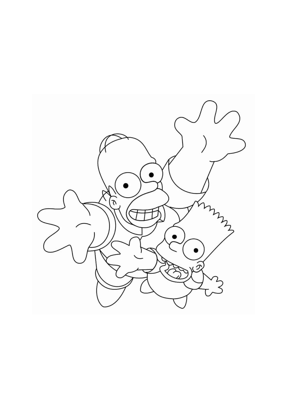 Desenho Bart Simpson