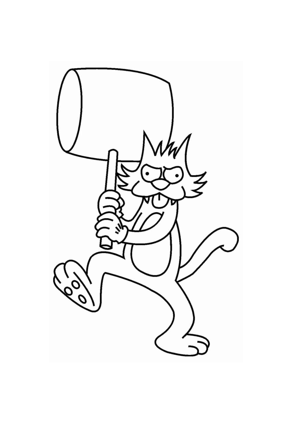 Desenho Simpson Colorir