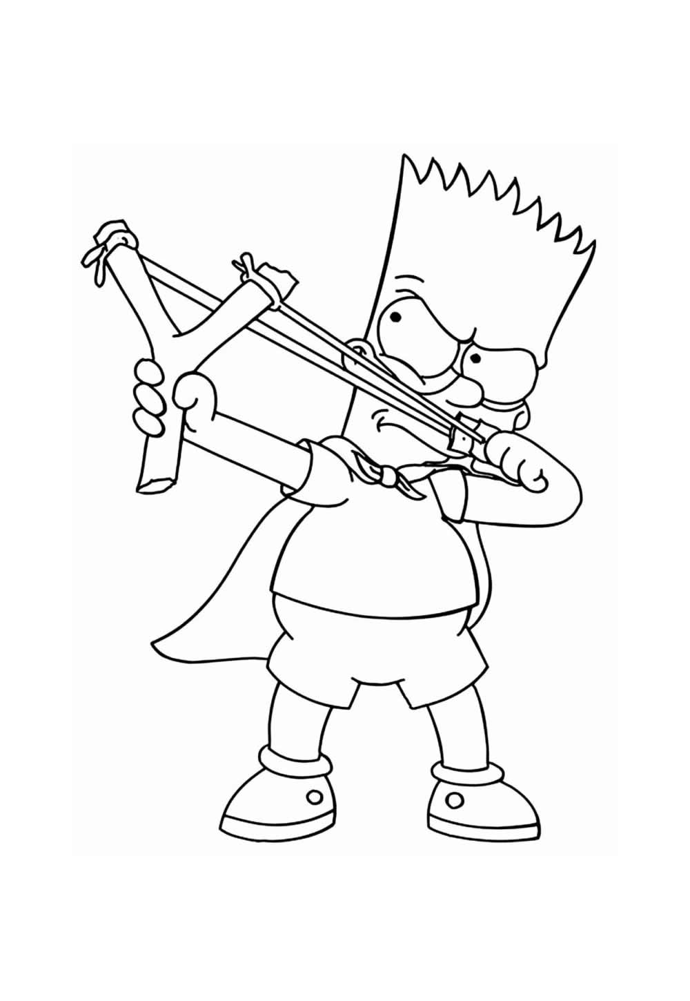 Desenho Simpsons Colorir