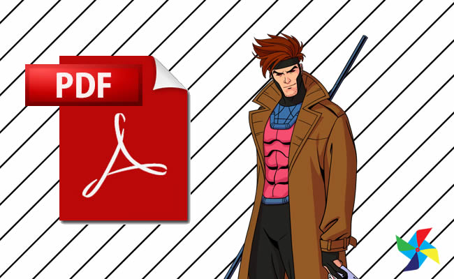 Desenhos de Gambit em PDF