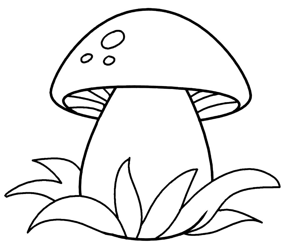 Desenhos de Cogumelos para Colorir - Colorir.com