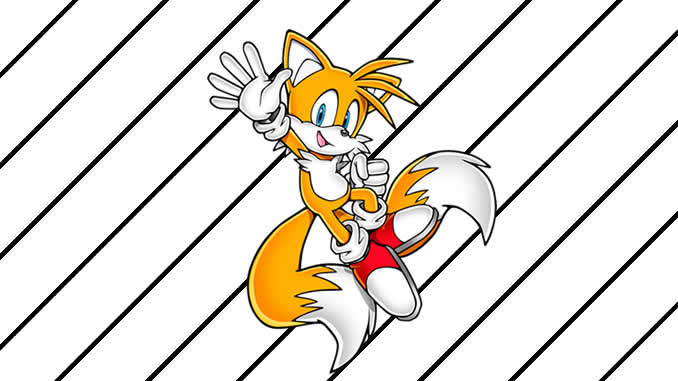 Desenhos de Tails - Modelos para Colorir