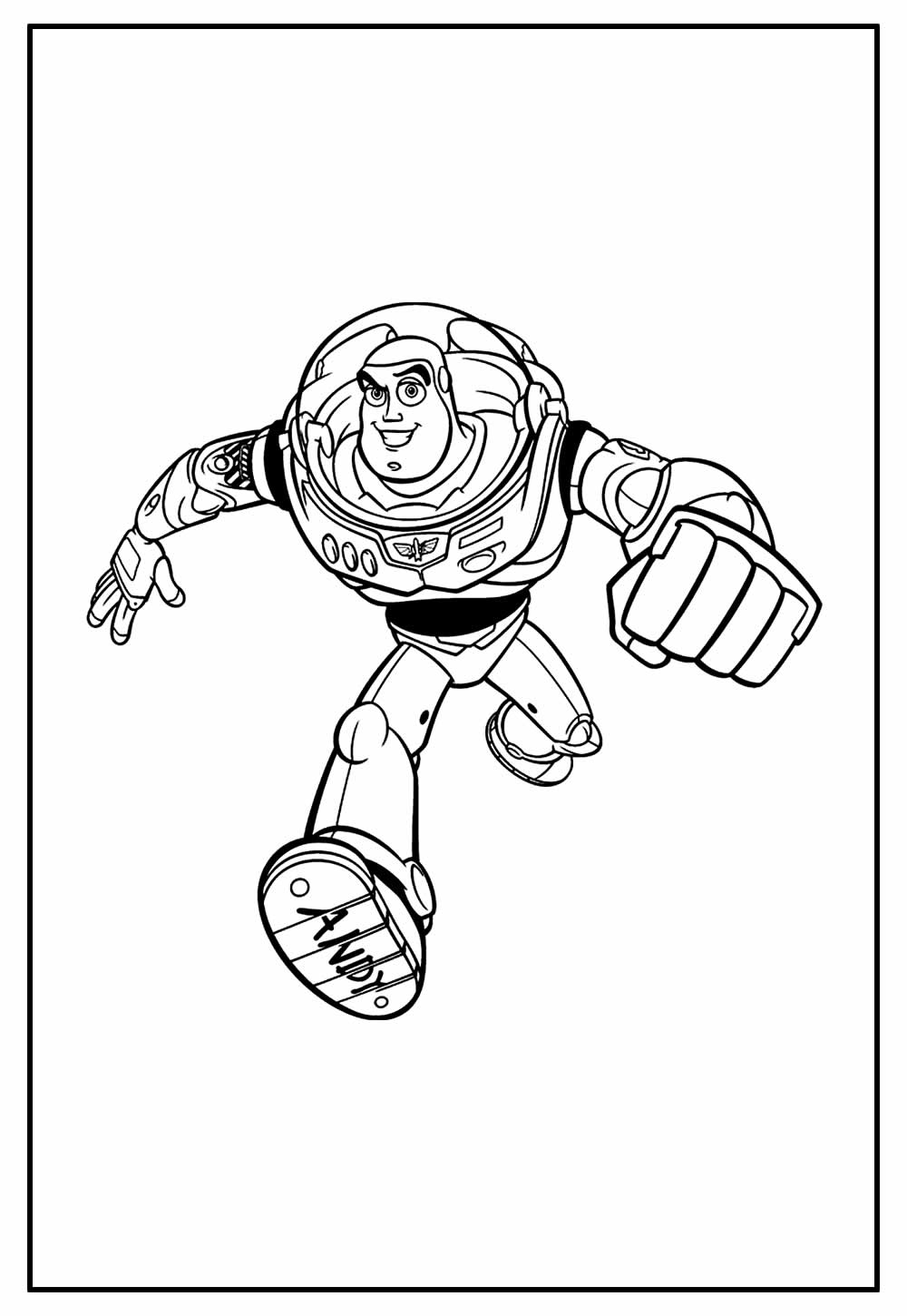 Desenho de Buzz Lightyear