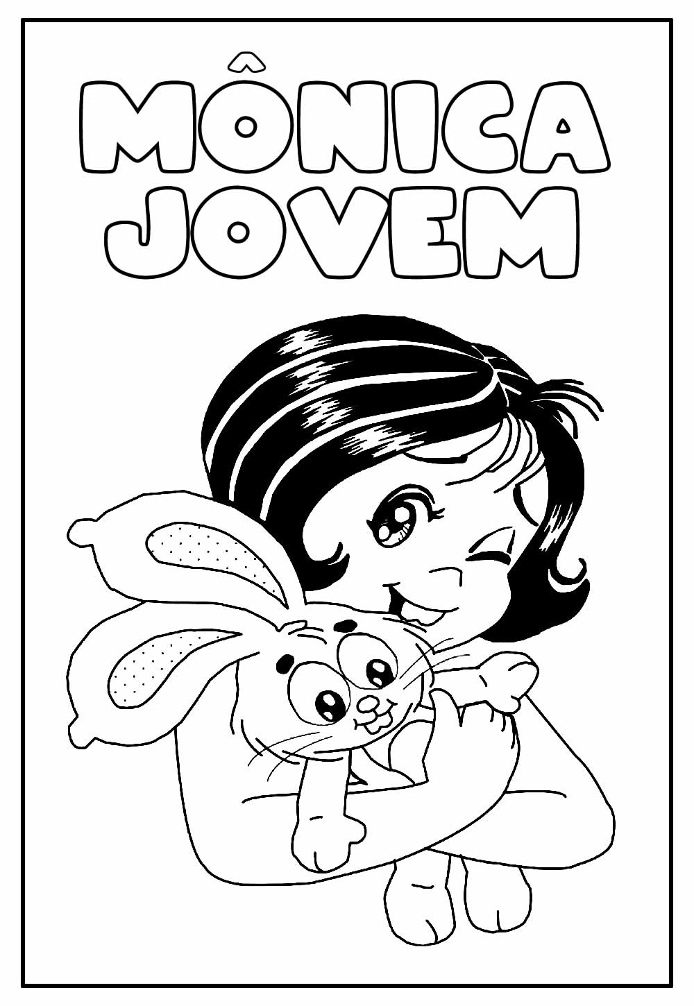 Desenho Educativo da Mônica Jovem