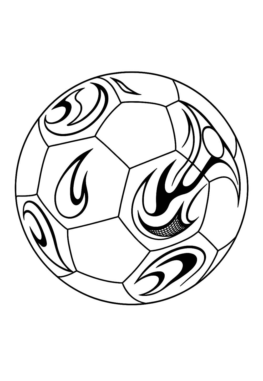 Desenho de Bola de Futebol